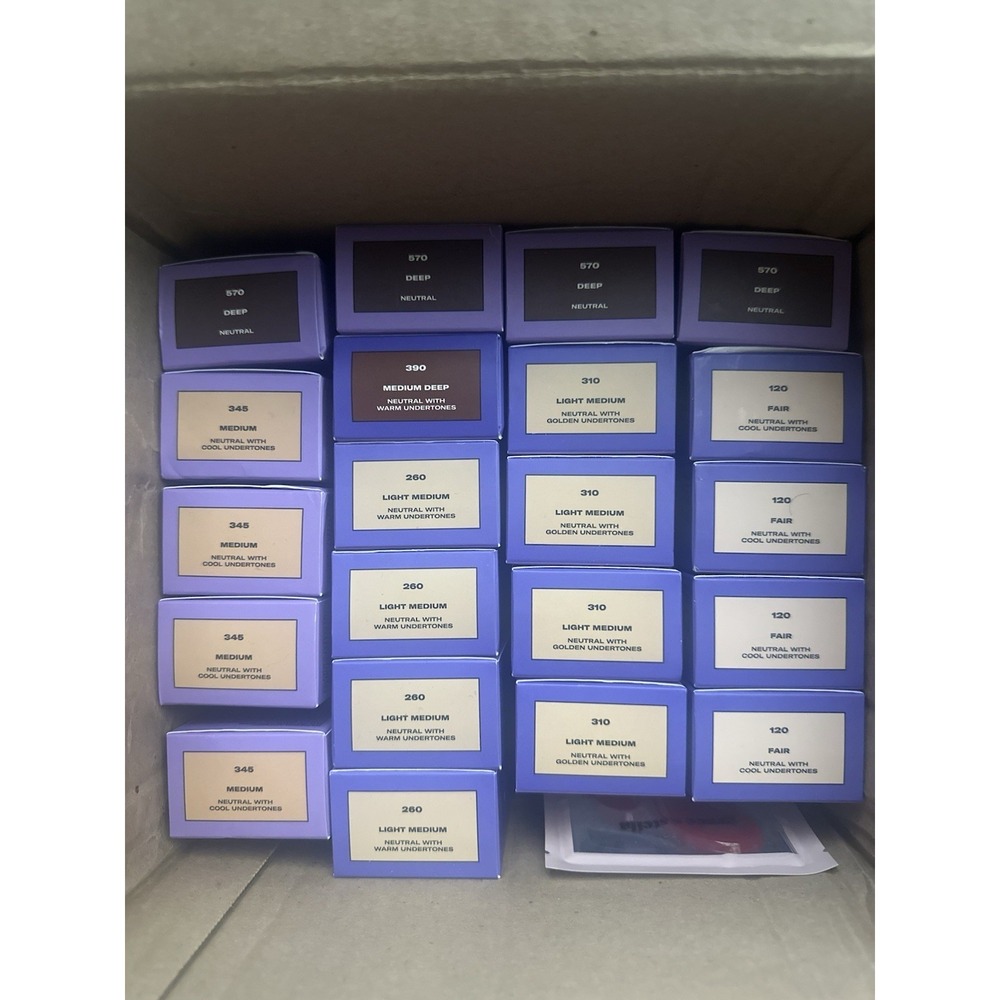 21 PCS Youthforia Date Night Foundation New In Box Variety Of Shades Fair-Deep